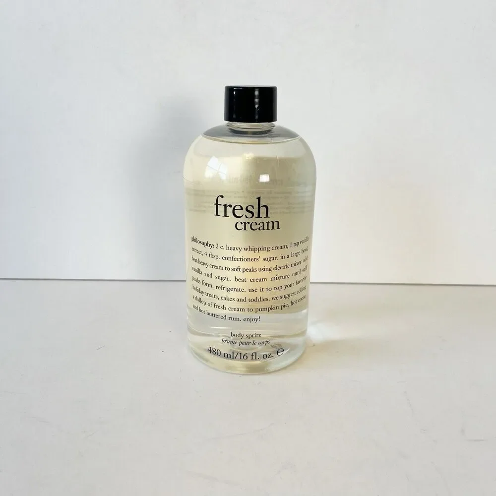 Philosophy Fresh Cream Body Spritz (480 ml/ 16 fl oz) New Sealed No Box No Pump